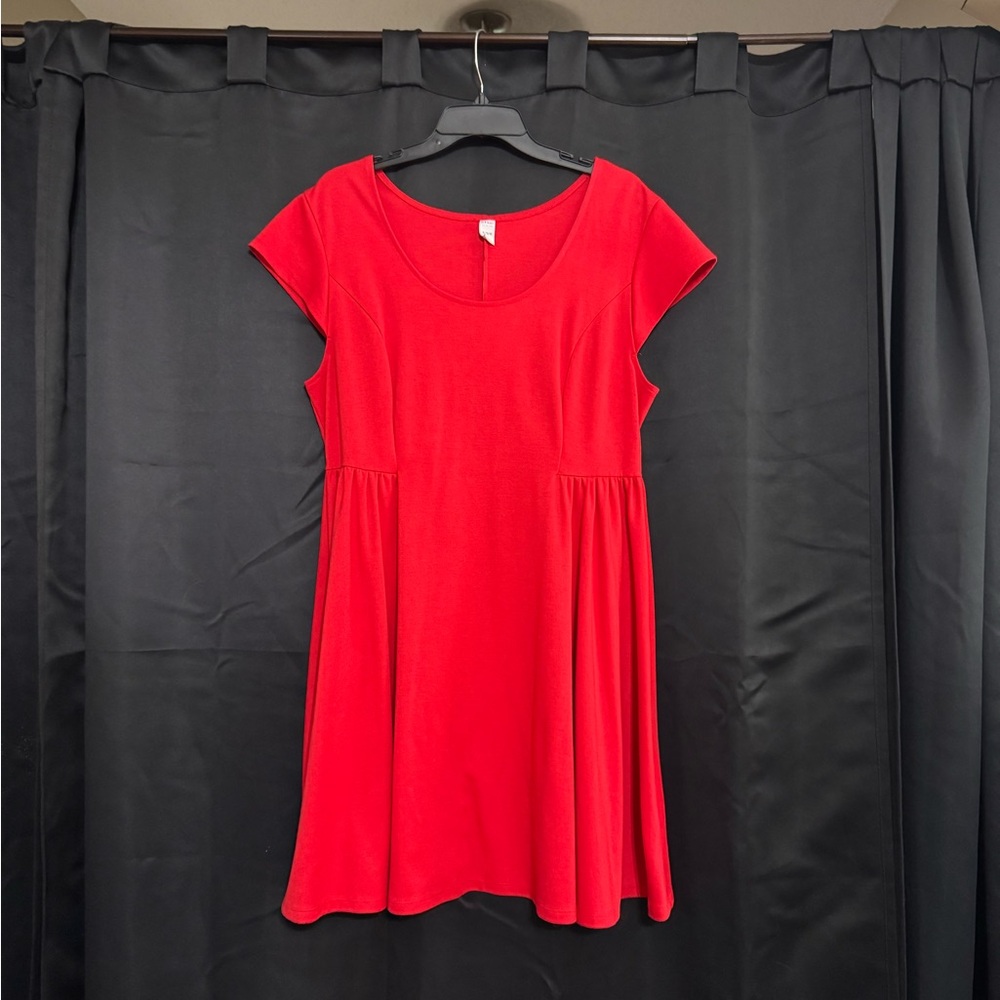 Flattering Red Mini Dress